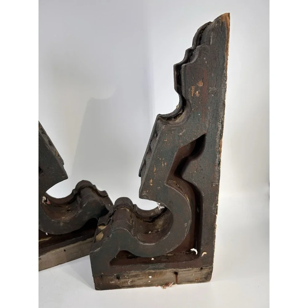 Antique Victorian Style Corbels Shelf Counter Brackets Architectural Salvage 16